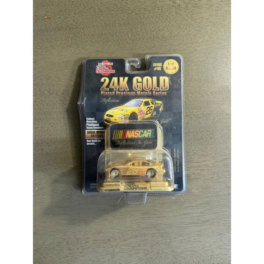 Racing Champions 24K Gold NASCAR Johnny Benson 26 Ford Taurus 1:64 Diecast 92464